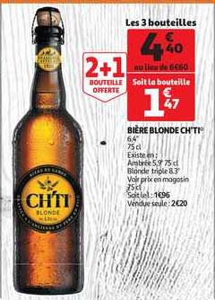 Biere Blonde Ch'ti