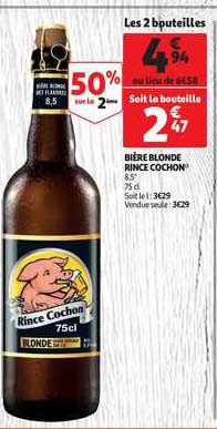 biere blonde rince cochon