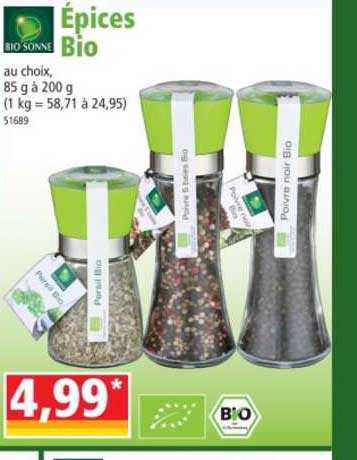 bio sonne épices bio