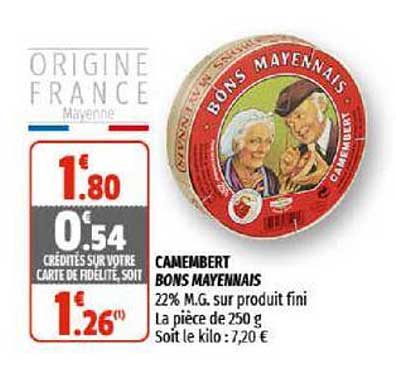 camembert bons mayennais