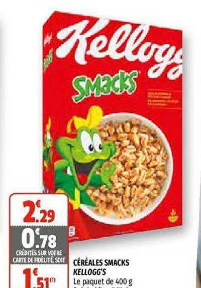 Céréales Smacks Kellogg's