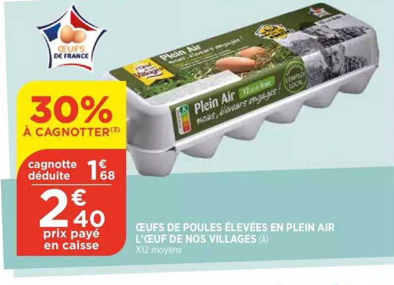 ceufs de poules elevees en plein air l'ceuf de nos villages