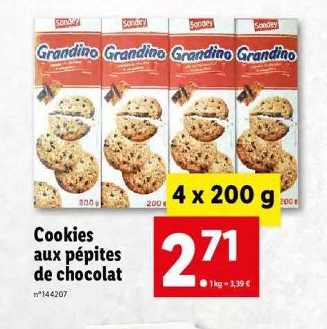Cookies Aux Pepites De Chocolat