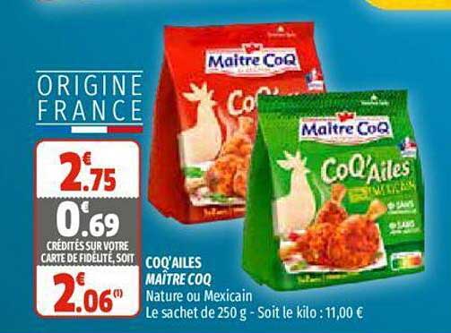 coq'ailes maître coq