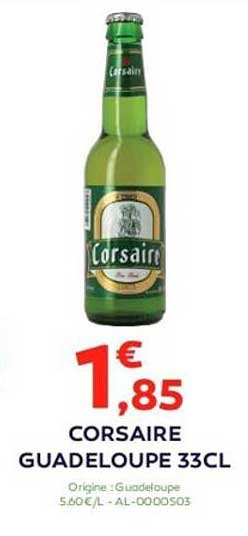 corsaire guadeloupe 33cl