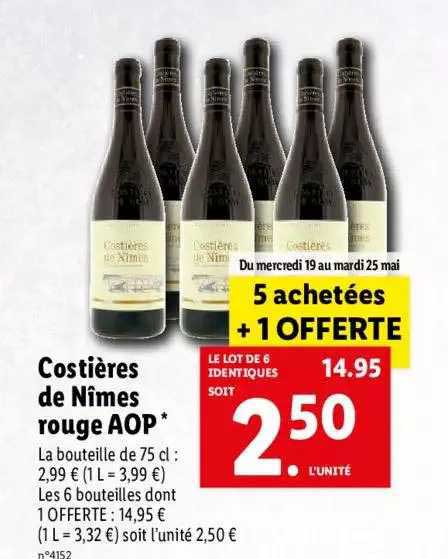 costieres de nimes rouge aop