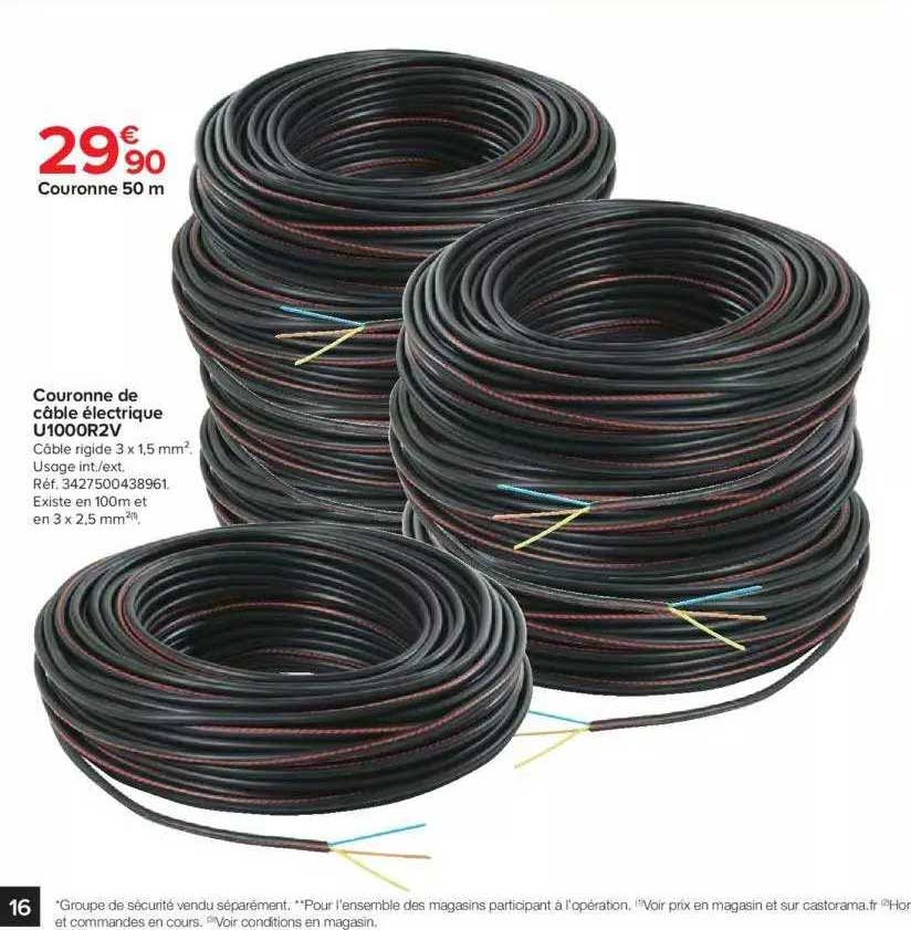 couronne de câble électrique u1000r2v