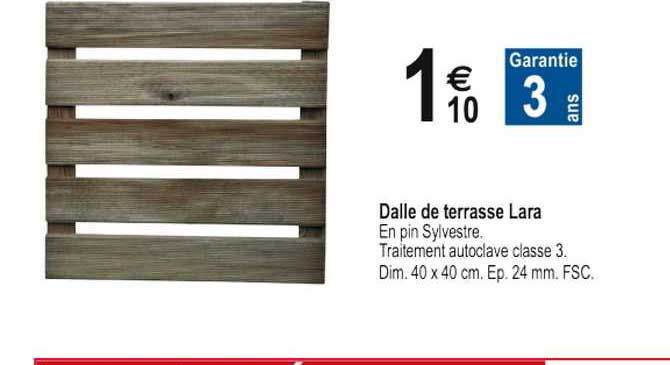 dalle de terrasse lara