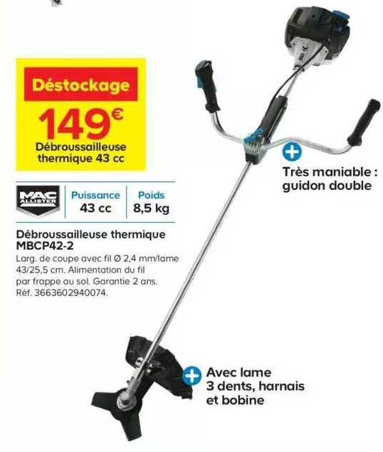 Débroussailleuse Thermique Mbcp42-2