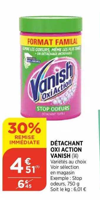 detachant oxi action vanish