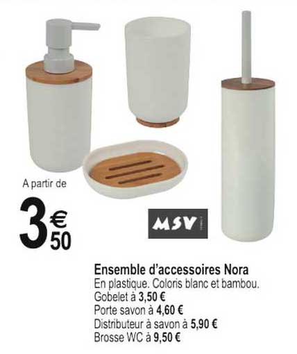 ensemble d'accessoires nora