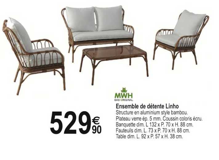 ensemble de detente linho