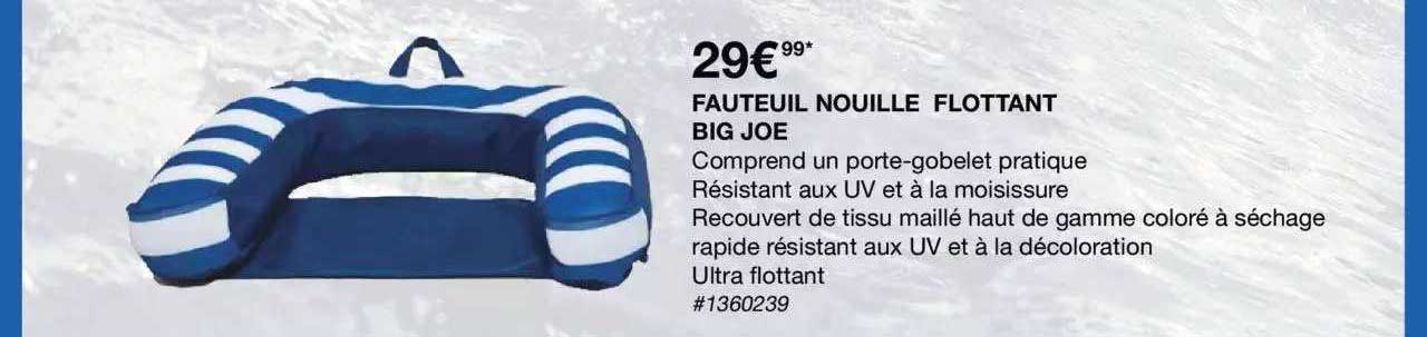 fauteuil nouille flottant big joe
