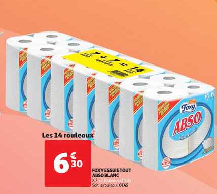 Foxy Essuie Tout Abso Blanc