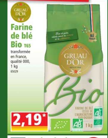 gruau d'or farine de blé bio