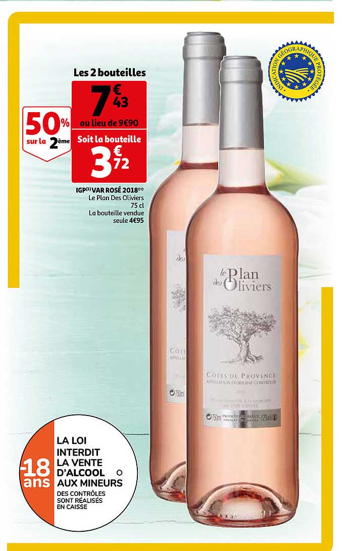 igp var rose 2018 le plan des oliviers