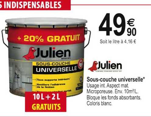 julien sous-couche universelle