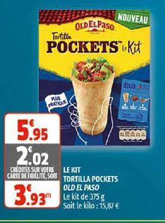 Le Kit Tortilla Pockets Old El Paso