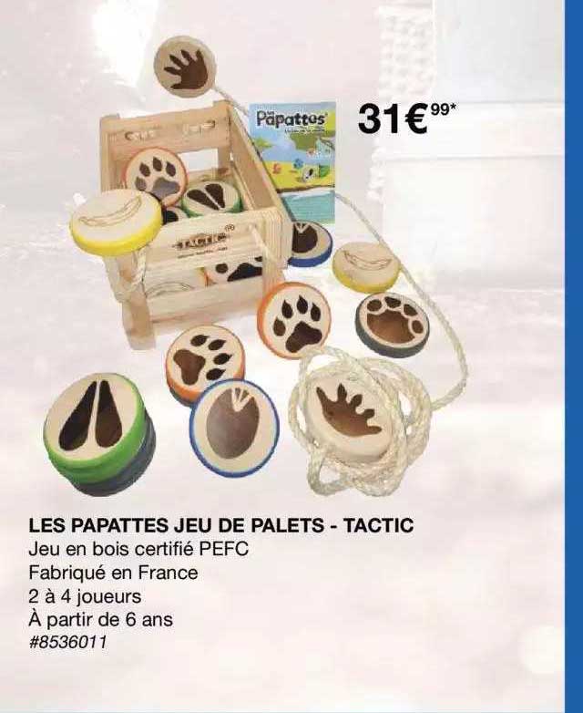les papattes jeu de palets - tactic