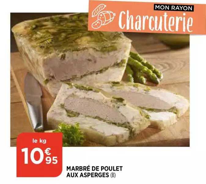 Marbre De Poulet Aux Asperges