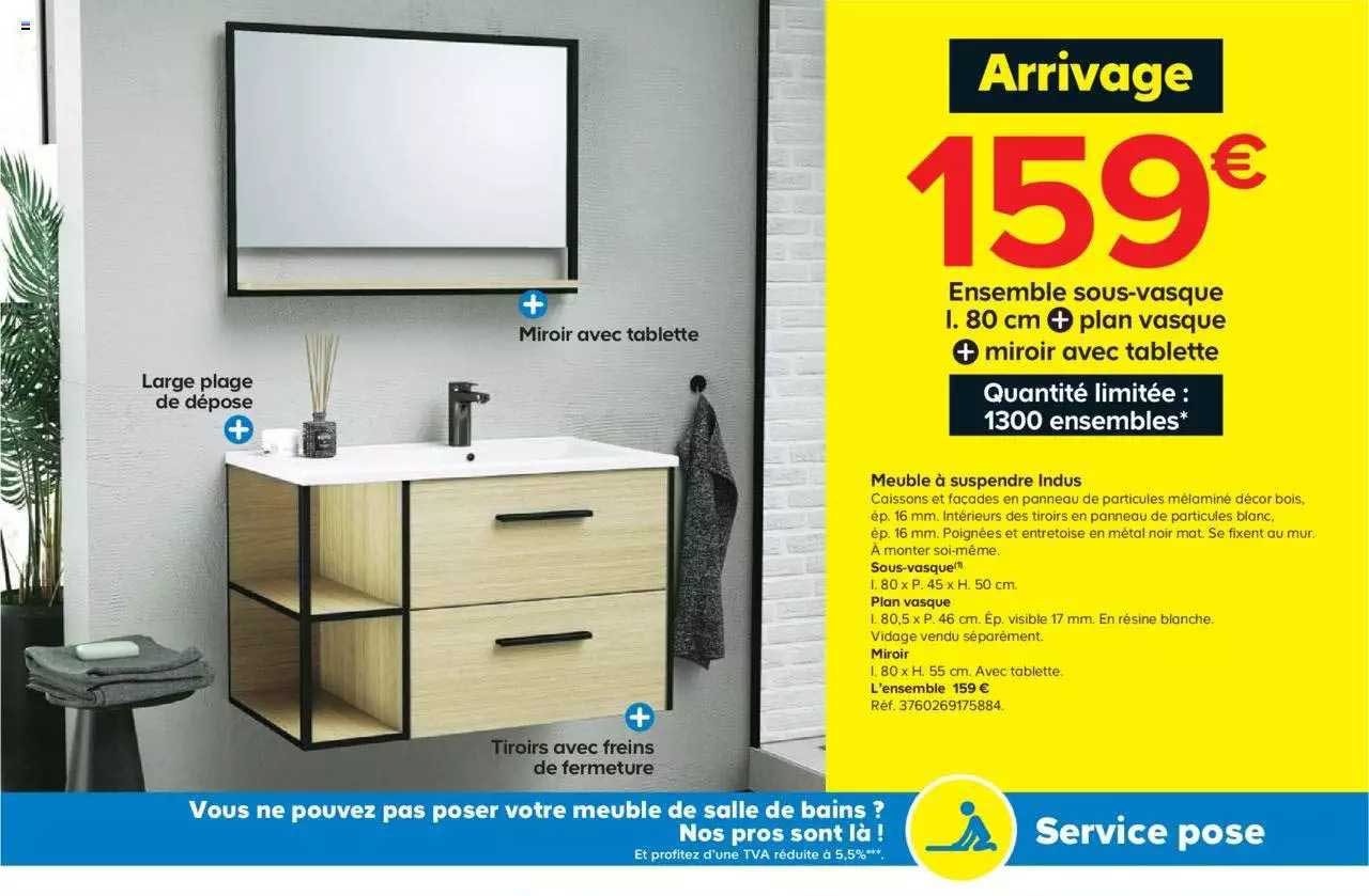 meuble à suspendre inclus