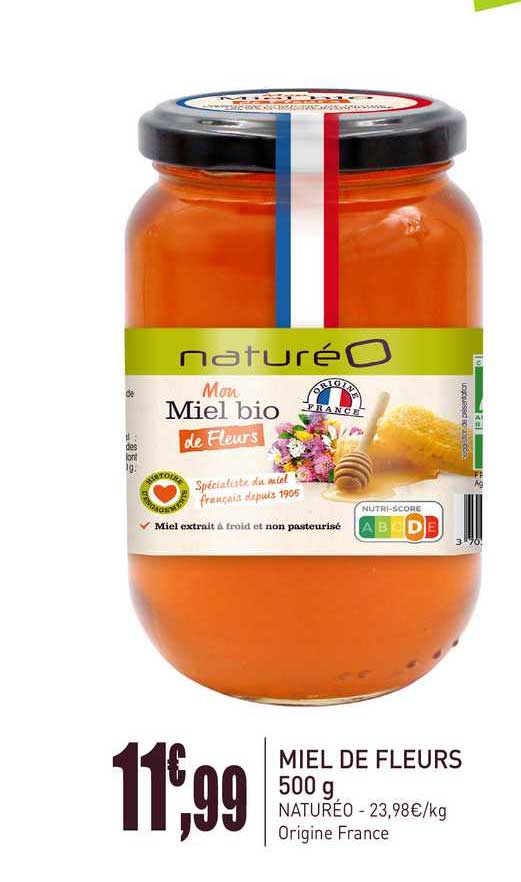 Miel De Fleurs 500 G Natureo
