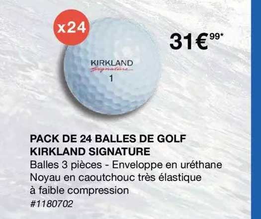 pack de 24 balles de golf kirkland signature