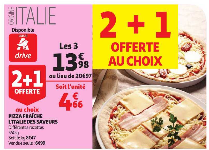 Pizza Fraiche L'italie Des Saveurs