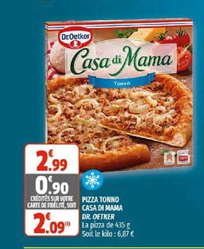 pizza tonno casa di mama dr. oetker