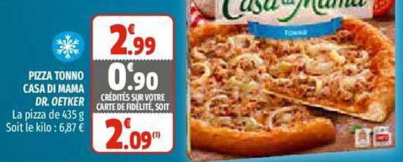 pizza tonno casa di mama dr. oetker