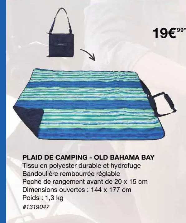 plaid de camping - old bahama bay