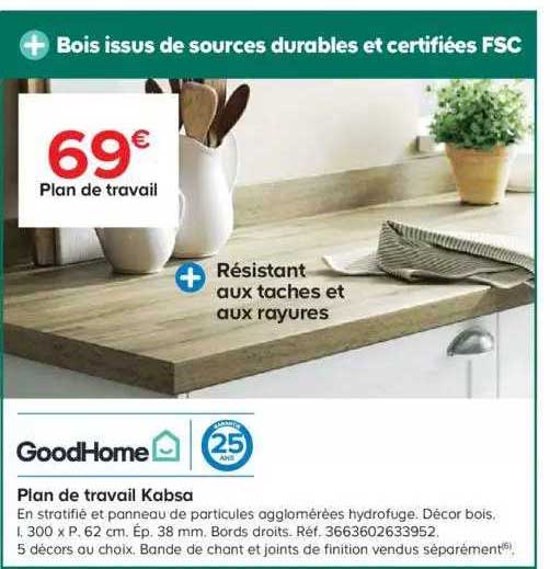 Plan De Travail Kabsa Goodhome