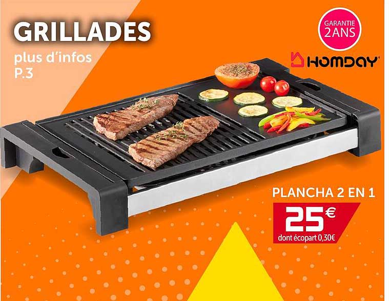 Plancha 2 En 1 Homday
