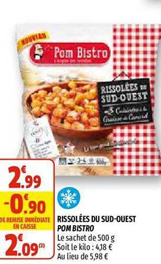 rissolées du sud-ouest pom bistro