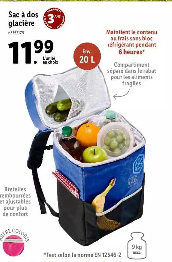 Sac à Dos Glacière