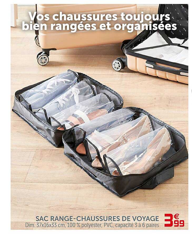 sac range-chaussures de voyage