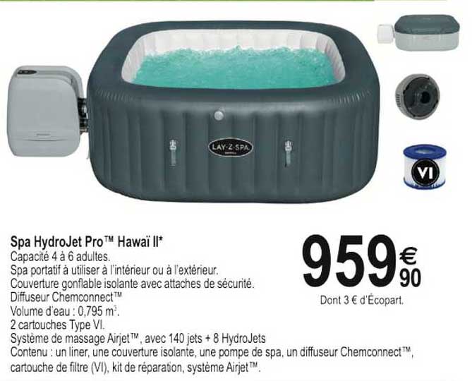 spa hydrojet pro hawai ii