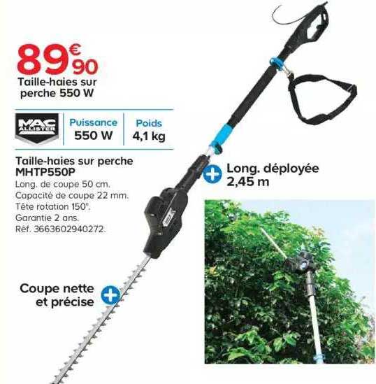 taille-haies sur perche mhtp550p