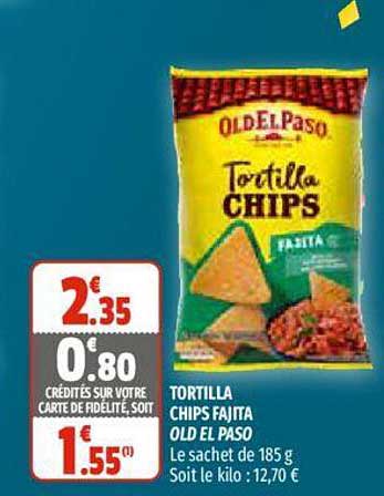 Tortilla Chips Fajita Old El Paso