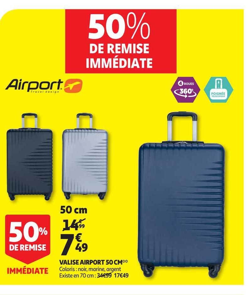 valise airport 50 cm
