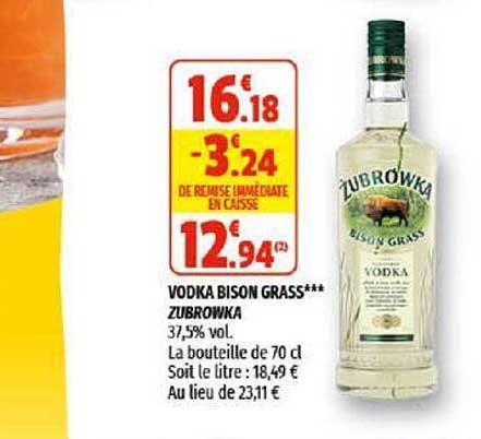 vodka bison grass zubrowka