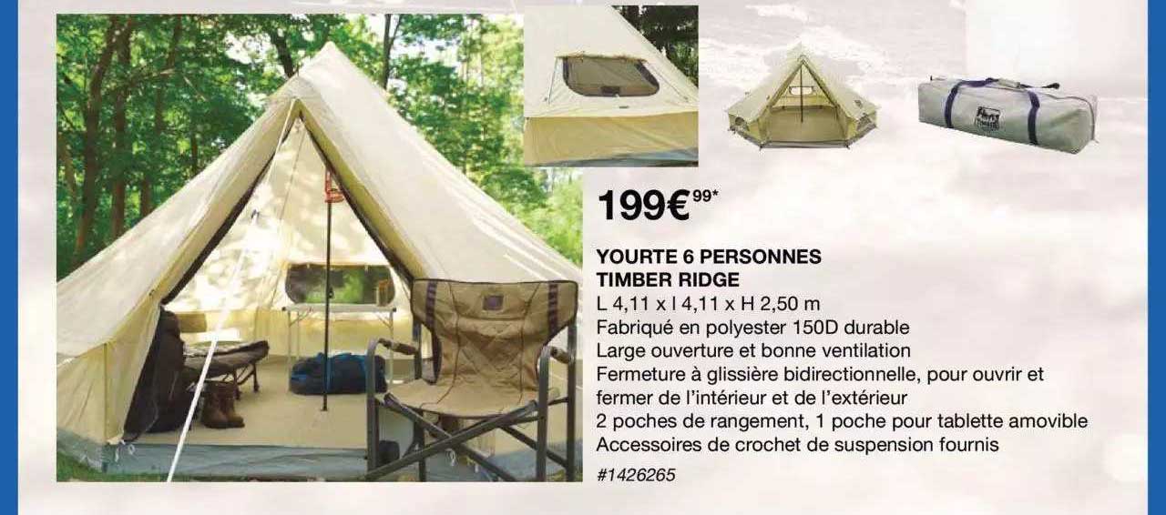 yourte 6 personnes timber ridge