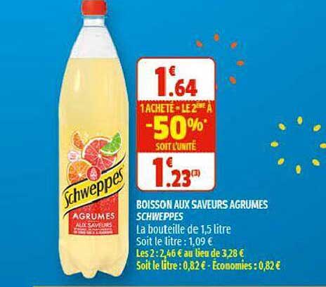 Boisson Aux Saveurs Agrumes Schweppes
