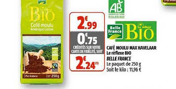 café moulu max havelaar le réflexe bio belle france