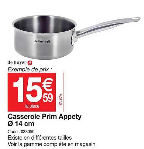 casserole prim appety ø 14 cm