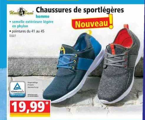 chaussures de sport légères