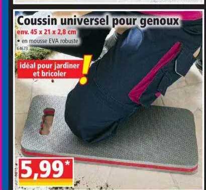coussin universel pour genoux
