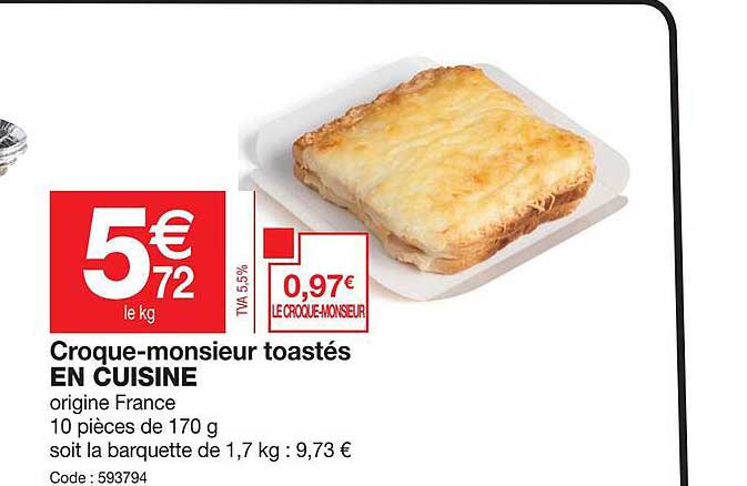 croque-monsieur toastés en cuisine