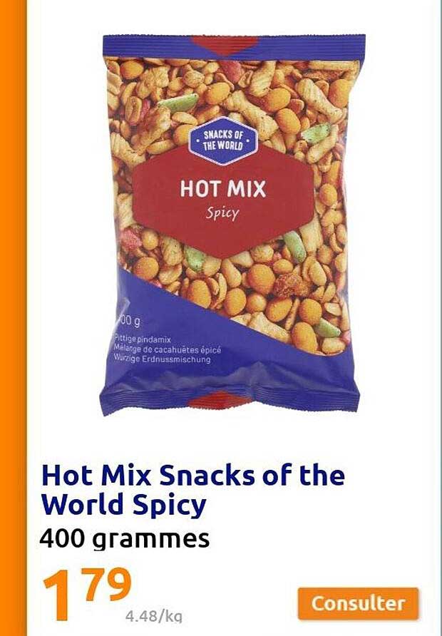 hot mix snacks of the world spicy