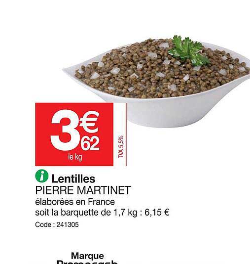 Lentilles Pierre Martinet